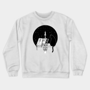 The Cat and the Candle Crewneck Sweatshirt